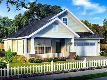 Narrow Lot House Plan, 059H-0175