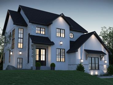 Two-Story House Plan, 027H-0542