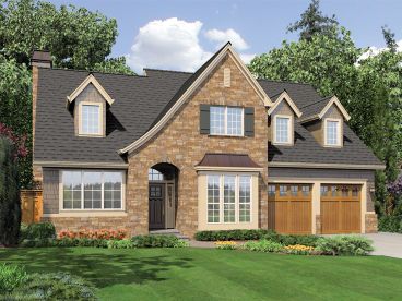 Two-Story House Plan, 034H-0402