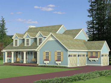 Two-Story House Plan, 023H-0166