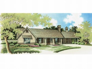 Small Ranch House Plan, 021H-0033