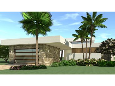 Modern Ranch House Plan, 052H-0127