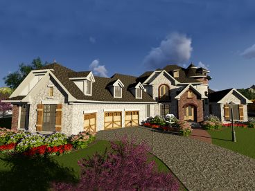 Premier Luxury House Plan, 020H-0431