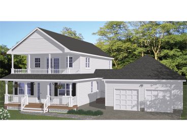 Two-Story House Plan, 078H-0033
