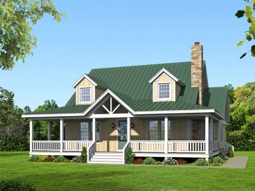 Country House Plan, 062H-0032
