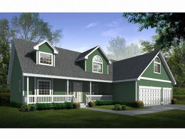 Country Home Plan, 026H-0058