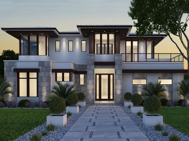 Two-Story Modern House Plan, 069H-0048