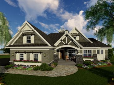 Craftsman House Plan, 023H-0188