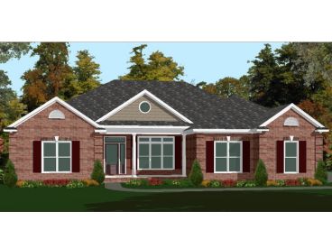 One-Story Home Plan, 073H-0072
