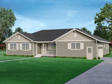 Traditional House Plan, 051H-0376