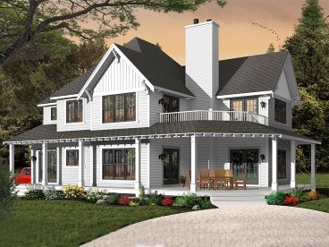 Country House Plan, 027H-0221