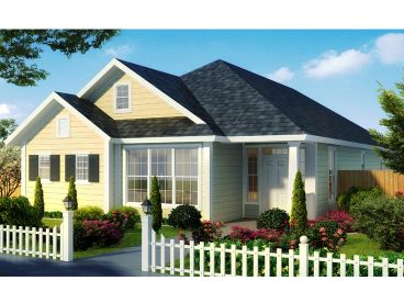 Narrow Lot House Plan, 059H-0215