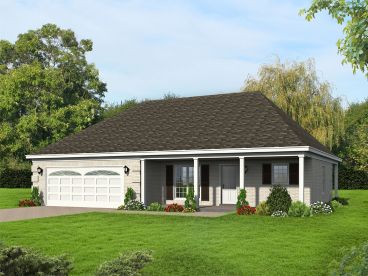 Small Ranch House Plan, 062H-0179