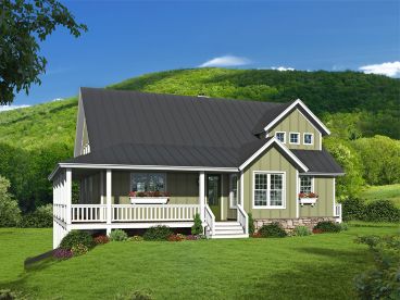 Mountain House Plan, 062H-0234
