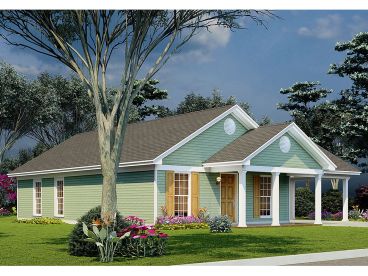 Narrow Lot House Plan, 074H-0169