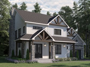 Craftsman House Plan, 027H-0547