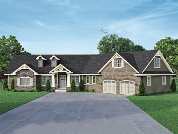 Craftsman House Plan, 051H-0362