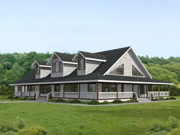Country House Plan, 012H-0311
