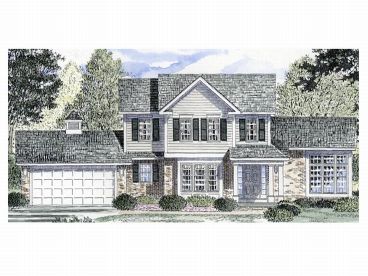 Two-Story House Plan, 014H-0031
