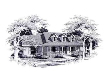 Southern House Plan, 061H-0073