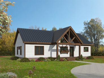 Small Ranch House Plan, 062H-0339