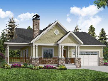 Country House Plan, 051H-0408