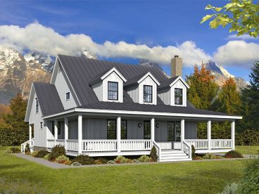Country House Plan, 062H-0234