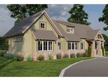Cottage House Plan, 074H-0167