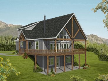 Mountain House Plan, 062H-0305