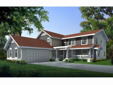 Craftsman House Plan, 026H-0071