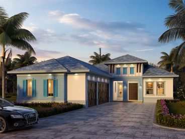 West Indies House Plan, 070H-0063