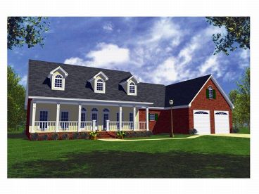 Country Home Plan, 001H-0060