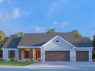 Small Ranch House Plan, 074H-0227