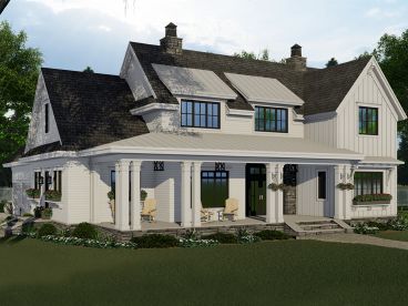 Two-Story House Plan, 023H-0218