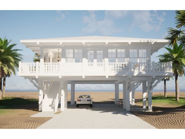 Coastal House Plan, 052H-0169