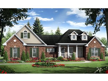 Southern Home Design, 001H-0211
