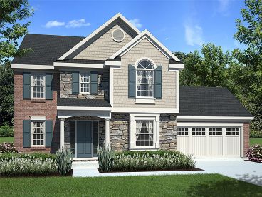 Two-Story Home Plan, 046H-0056