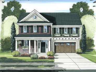 Narrow Lot Home Design, 046H-0094