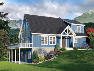 Mountain House Plan, 062H-0472