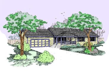 Ranch Home Design, 013H-0067