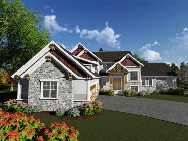 Craftsman House Plan, 020H-0429
