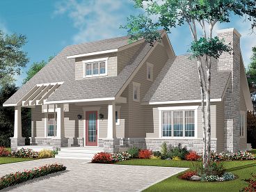 Craftsman House Plan, 027H-0272