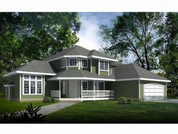 Two-Story Home Plan, 026H-0046
