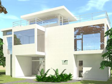 Contemporary House Plan, 052H-0076