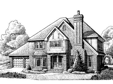 2-Story House Plan, 054H-0057