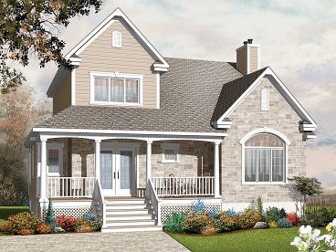 Two-Story Country House, 027H-0216