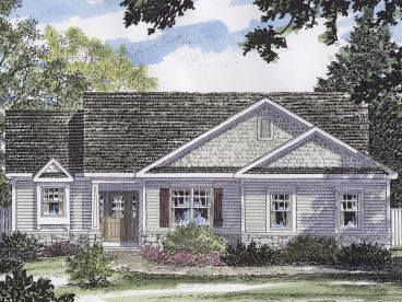 Small Ranch House Plan, 014H-0066