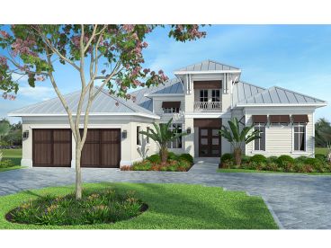 Luxury Coastal House Plan, 069H-0020
