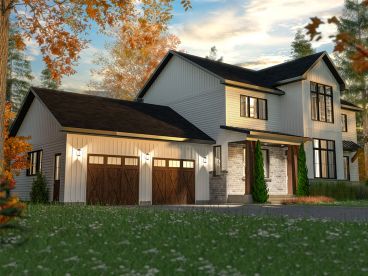 Two-Story House Plan, 027H-0522