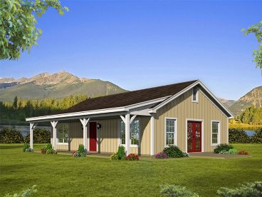 Small Ranch House Plan, 062H-0176